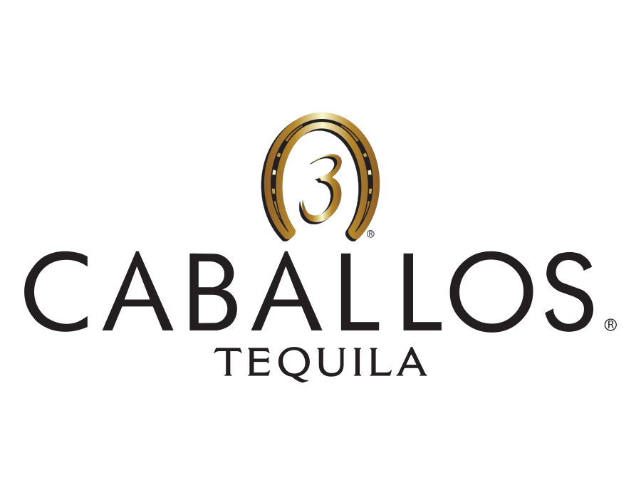 Logo de 3 Caballos Tequila, marca aliada del IPB