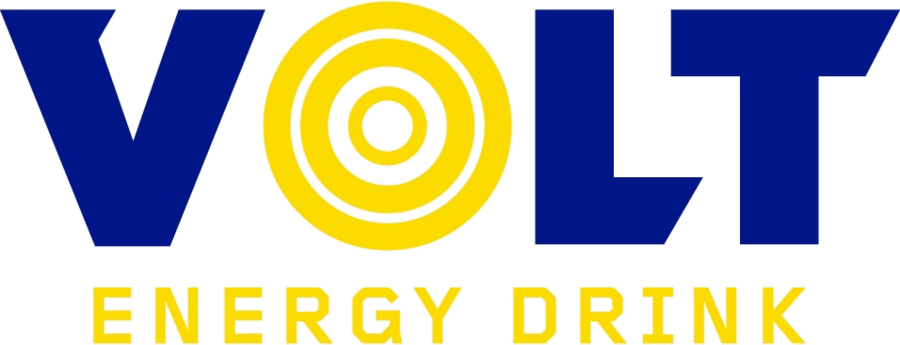 Logo de Volt Energy Drink, marca aliada del IPB